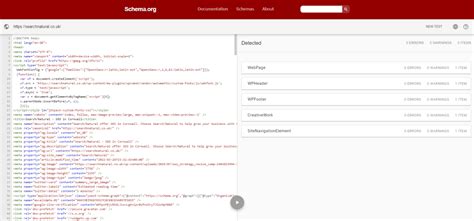 check schema markup.
